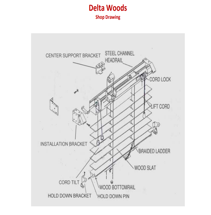 Delta woods Blinds