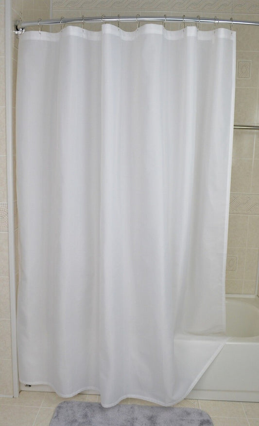 Shower Liner NylonFabric  - 72 X 90 - White