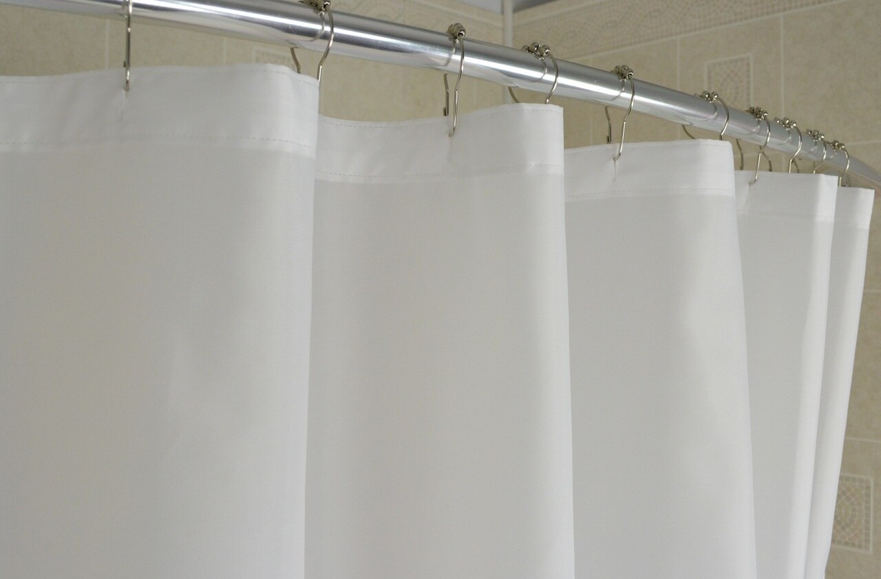 Shower Liner NylonFabric  - 72 X 96 -White