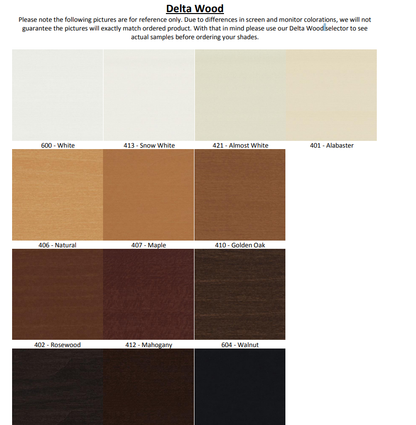 Delta woods Blinds